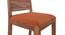 Arabia - Oribi 4 Seater Storage Dining Table Set (Teak Finish, Burnt Orange) by Urban Ladder - Close View Design 1 - 476334