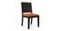 Arabia XL Storage - Oribi 6 Seater Dining Table Set (Mahogany Finish, Burnt Orange) by Urban Ladder - Cross View Design 1 - 476465