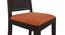 Arabia XL Storage - Oribi 6 Seater Dining Table Set (Mahogany Finish, Burnt Orange) by Urban Ladder - Close View Design 1 - 476466