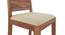 Brighton Large - Oribi 6 Seater Dining Table Set (With Upholstered Bench) (Teak Finish, Wheat Brown) by Urban Ladder - Close View Design 1 - 476620