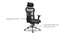 Dewey High Back Study Chair (Black) by Urban Ladder - Cross View Design 1 - 