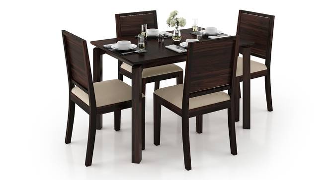 Oribi Dining Chairs - Set of 2 (Mahogany Finish, Wheat Brown) by Urban Ladder - Half View Design 1 - 476749