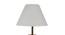 Drachen Table Lamp (Antique Brass Base Finish, White Shade Color, Conical Shade Shape) by Urban Ladder - Close View Design 1 - 