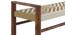 Fijara Woven Bench (Solid wood) (Teak Finish, Two Seater) by Urban Ladder - Close View Design 1 - 476823