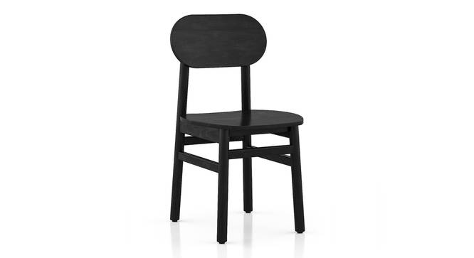 Gaku Dining Chair - Set of 2 (Charcoal Black) by Urban Ladder - Cross View Design 1 - 476886