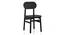Gaku Dining Chair - Set of 2 (Charcoal Black) by Urban Ladder - Cross View Design 1 - 476886