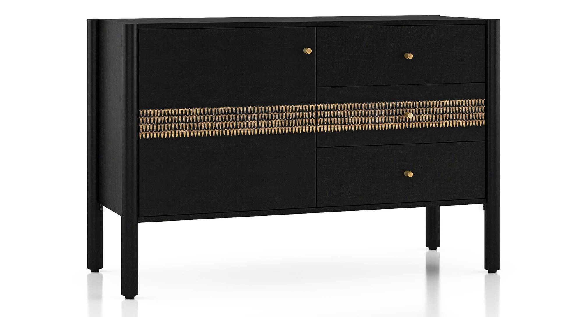 Gaku Solid Wood Sideboard in Finish Urban Ladder