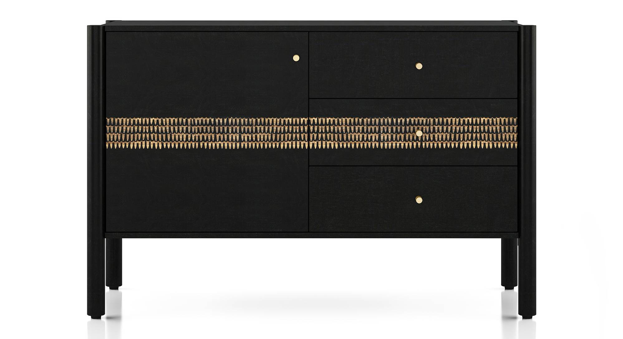 Gaku Solid Wood Sideboard in Finish Urban Ladder