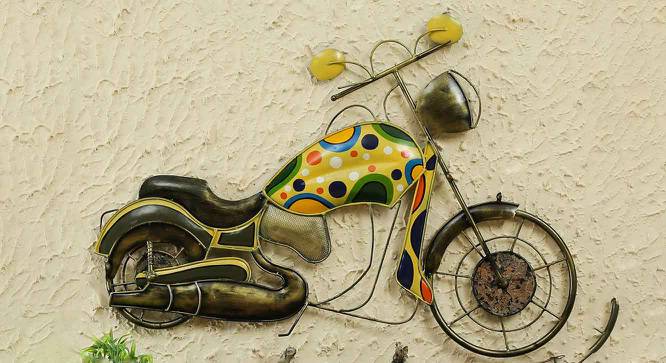 Exclusive Bike Multicolor Metal Wall Accent (Multicolor) by Urban Ladder - Front View Design 1 - 476964