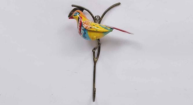 Wall Tree Bird Multicolor Metal 1 Key Holder (Multicolor) by Urban Ladder - Cross View Design 1 - 476985