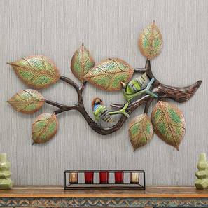 Wall Decors Design 2 Bird Tree Multicolor Metal Wall Accent With Led (Multicolor)
