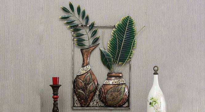 Vases Multicolor Metal Wall Accent (Multicolor) by Urban Ladder - Front View Design 1 - 477136