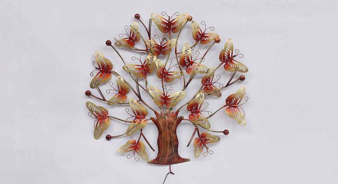 Butter Fly Tree Multicolor Metal Wall Accent With Led (Multicolor) by Urban Ladder - Cross View Design 1 - 477164