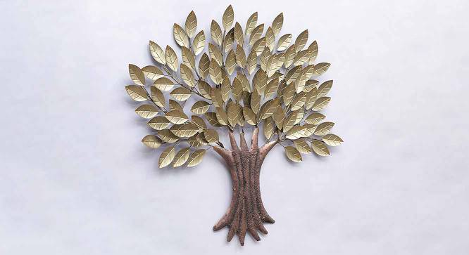 Golden Tree Multicolor Metal Wall Accent With Led (Multicolor) by Urban Ladder - Cross View Design 1 - 477169