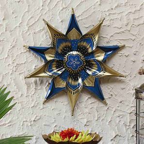 Floral Metal Art Design Multicolor Metal Wall Accent
