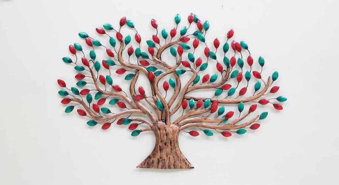 Decorative Tree Multicolor Metal Wall Accent (Multicolor) by Urban Ladder - Front View Design 1 - 477441