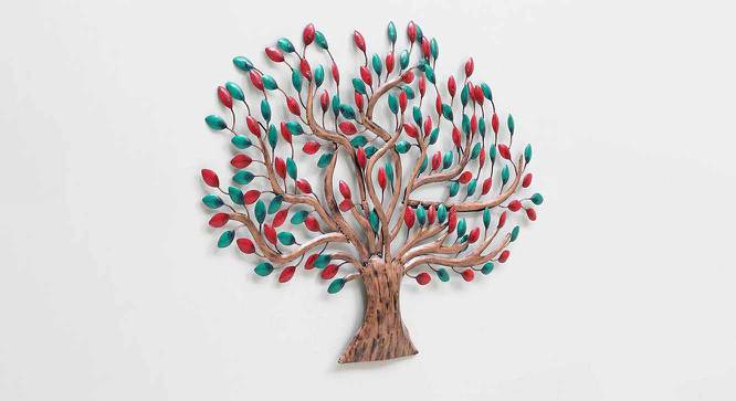 Decorative Tree Multicolor Metal Wall Accent (Multicolor) by Urban Ladder - Cross View Design 1 - 477457