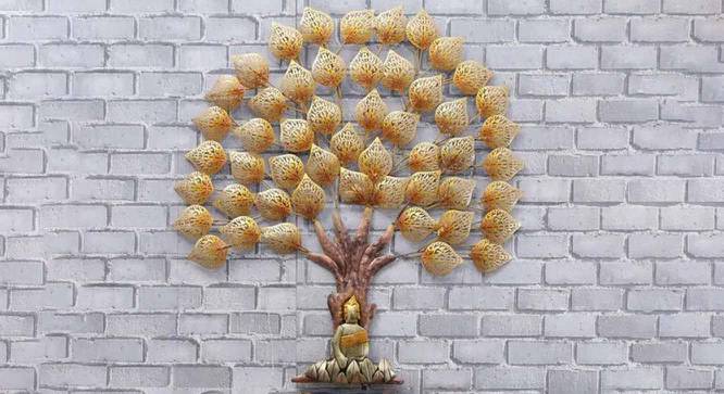 Bhuddha Tree Multicolor Metal Wall Accent (Multicolor) by Urban Ladder - Front View Design 1 - 477562