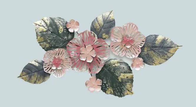 Leaf Multicolor Metal Wall Accent With Led (Multicolor) by Urban Ladder - Cross View Design 1 - 477601