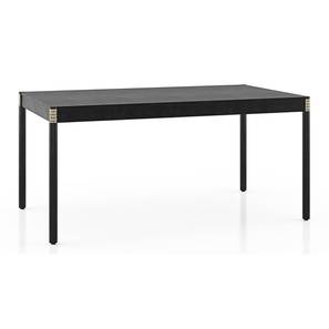  Dining Table In 5ft Design Gaku 6 Seater Dining Table (Charcoal Black)