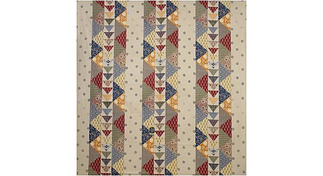 Zakaria Multicolor Abstract 150 TC Cotton Double Size Bedsheet with 2 Pillow Covers (Double Size, Multicolor) by Urban Ladder - Cross View Design 1 - 478519