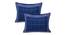 Leny Royal Blue Abstract 150 TC Cotton Double Size Bedsheet with 2 Pillow Covers (Royal Blue, Double Size) by Urban Ladder - Cross View Design 1 - 478607