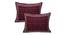 Leny Maroon Abstract 150 TC Cotton Double Size Bedsheet with 2 Pillow Covers (Maroon, Double Size) by Urban Ladder - Cross View Design 1 - 478670