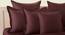 Adem Dark Brown Absract 210 TC Cotton Double Size Bedsheet with 2 Pillow Covers (Dark Brown, Double Size) by Urban Ladder - Design 1 Side View - 478921
