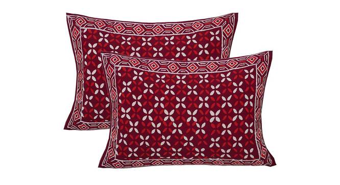 Camille Multicolor Abstract 150 TC Cotton Double Size Bedsheet with 2 Pillow Covers (Double Size, Multicolor) by Urban Ladder - Cross View Design 1 - 478959