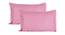 Mullen Pink Absract 210 TC Cotton Double Size Bedsheet with 2 Pillow Covers (Pink, Double Size) by Urban Ladder - Rear View Design 1 - 479025