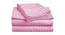 Mullen Pink Absract 210 TC Cotton Double Size Bedsheet with 2 Pillow Covers (Pink, Double Size) by Urban Ladder - Design 1 Close View - 479028