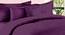Adem Purple Absract 210 TC Cotton Double Size Bedsheet with 2 Pillow Covers (Purple, Double Size) by Urban Ladder - Front View Design 1 - 479043