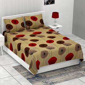 Bed Sheet Designs Design Multicolor Abstract 180 TC Cotton Double Size Bedsheet