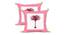 Zhuri Dark Pink Absract 180 TC Cotton Diwan Set - Set of 8 (Dark Pink) by Urban Ladder - Cross View Design 1 - 479280
