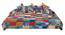 Emmalynn Multicolor Absract 180 TC Cotton Diwan Set - Set of 8 (Multicolor) by Urban Ladder - Cross View Design 1 - 479374