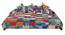 Emmalynn Multicolor Absract 180 TC Cotton Diwan Set - Set of 8 (Multicolor) by Urban Ladder - Cross View Design 1 - 479374