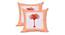 Zhuri Orange Absract 180 TC Cotton Diwan Set - Set of 8 (Orange) by Urban Ladder - Cross View Design 1 - 479375