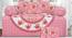 Belle Pink Absract 180 TC Cotton Diwan Set - Set of 8 (Pink) by Urban Ladder - Front View Design 1 - 479511