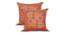 Yamileth Red Absract 180 TC Cotton Diwan Set - Set of 8 (Red) by Urban Ladder - Cross View Design 1 - 479515