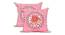 Belle Pink Absract 180 TC Cotton Diwan Set - Set of 8 (Pink) by Urban Ladder - Cross View Design 1 - 479516