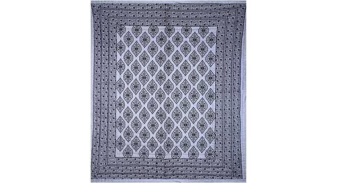Ira Grey Absract 150 GSM Cotton Double Bed Quilt (Grey, Double Size) by Urban Ladder - Cross View Design 1 - 479649