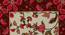 Amelie Maroon Absract 16*16 Inches Fabric Pillow Cover (41 x 41 cm  (16" X 16") Cushion Size, Maroon) by Urban Ladder - Design 1 Side View - 479690