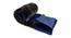 Falak Blue Absract 200 GSM Velvet Single Bed Quilt (Blue, Single Size) by Urban Ladder - Design 1 Side View - 479695