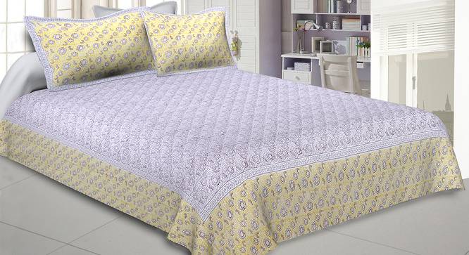 Templeton Multicolor Abstract 180 TC Cotton Double Size Bedsheet with 2 Pillow Covers (Double Size, Multicolor) by Urban Ladder - Front View Design 1 - 479771