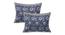 Shaunah Blue Abstract 180 TC Cotton Double Size Bedsheet with 2 Pillow Covers (Blue, Double Size) by Urban Ladder - Cross View Design 1 - 479846