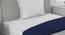 Ekiya Navy Blue-Light Grey Solid 250 GSM Microfiber Single Bed Comforter (Grey, Single Size) by Urban Ladder - Cross View Design 1 - 480025