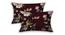 Roman Brown Abstract 180 TC Cotton Double Size Bedsheet with 2 Pillow Covers (Brown, Double Size) by Urban Ladder - Cross View Design 1 - 480097