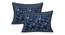 Matheo Blue Abstract 150 TC Cotton Double Size Bedsheet with 2 Pillow Covers (Blue, Double Size) by Urban Ladder - Cross View Design 1 - 480162