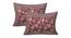 Matheo Maroon Abstract 150 TC Cotton Double Size Bedsheet with 2 Pillow Covers (Maroon, Double Size) by Urban Ladder - Cross View Design 1 - 480163
