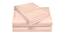 Melvin Light Peach Absract 210 TC Cotton Double Size Bedsheet with 2 Pillow Covers (Double Size, Light Peach) by Urban Ladder - Design 1 Side View - 480178